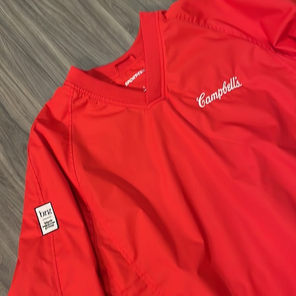 Vintage Campbells Soup V-Neck Windbreaker - Picture 3 of 4